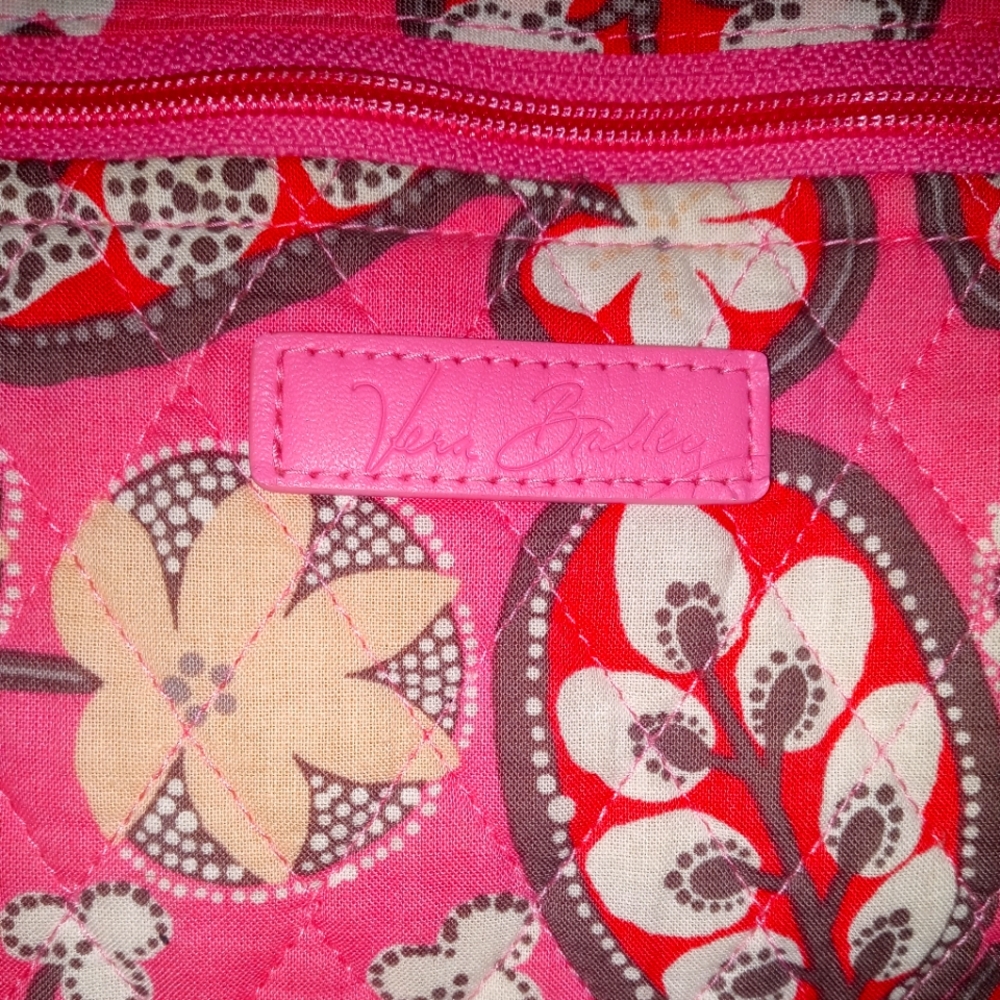 Vera Bradley Large Duffel travel bag Pink Swirls